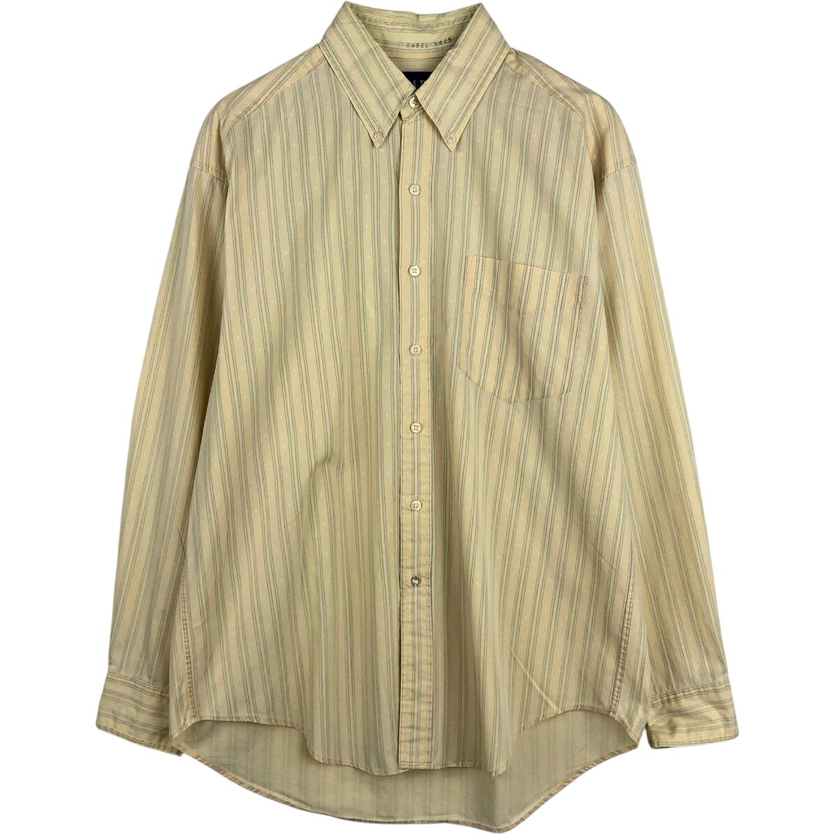 GAP/ギャップ 半袖 ボタンダウン ストライプシャツ