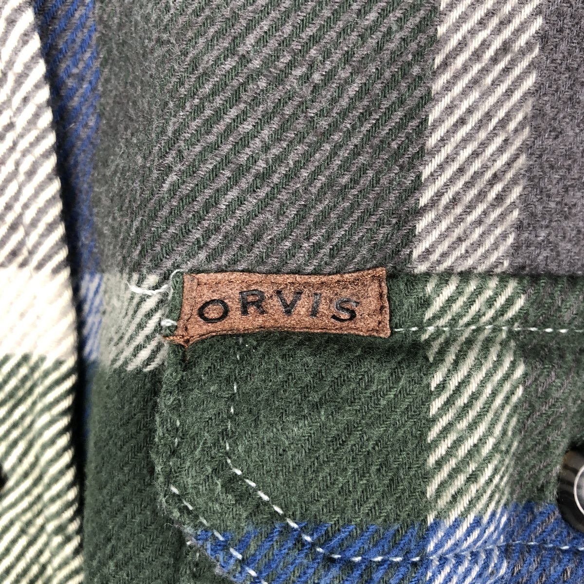 ORVIS/オービス 長袖 フランネルチェックシャツ