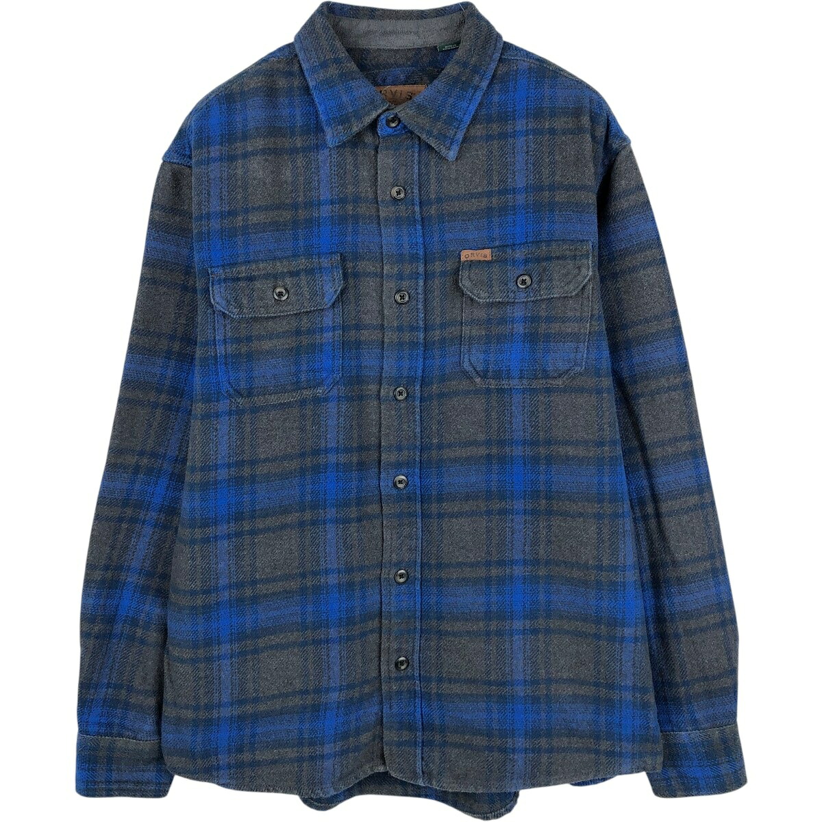 ORVIS/オービス 長袖 フランネルチェックシャツ