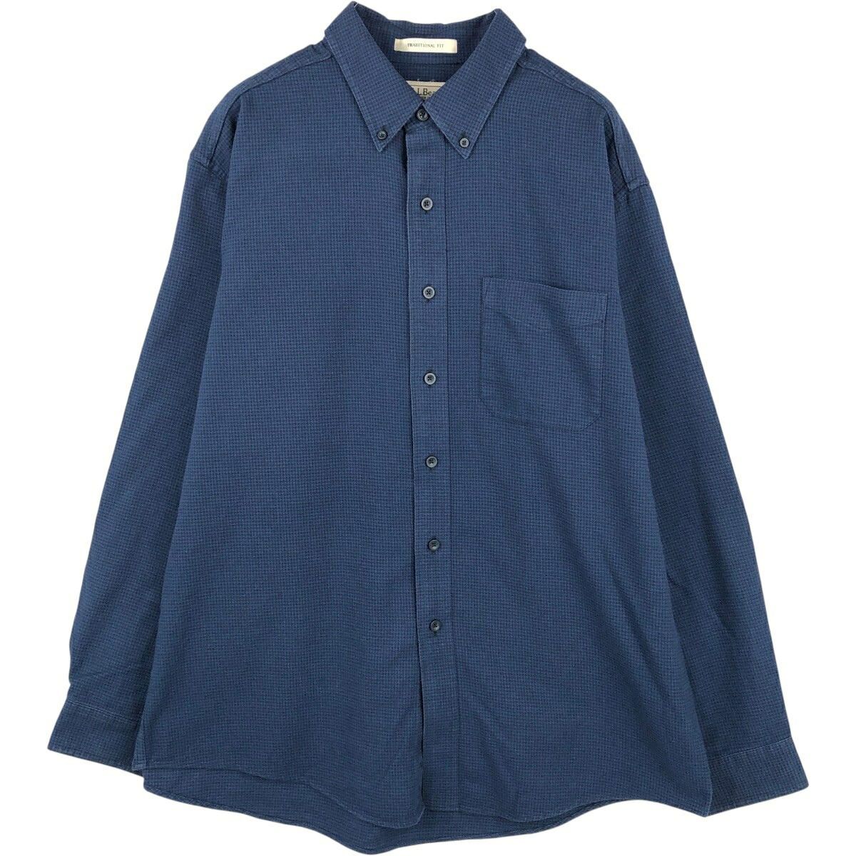 L.L.Bean/エルエルビーン TRADITIONAL FIT 長袖 ボタンダウン ライトネルシャツ