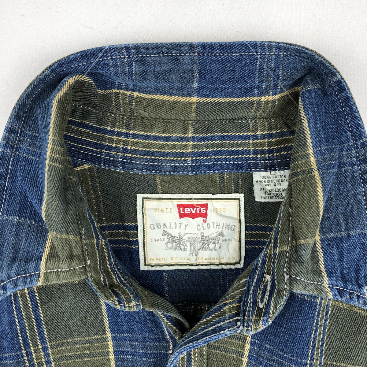 Levi's/リーバイス 長袖 ボタンダウン ライトネルチェックシャツ
