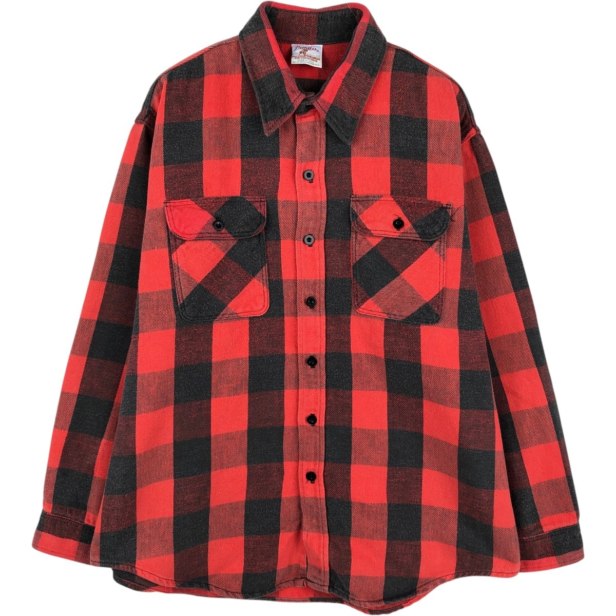 PRENTISS 長袖 フランネルチェックシャツ