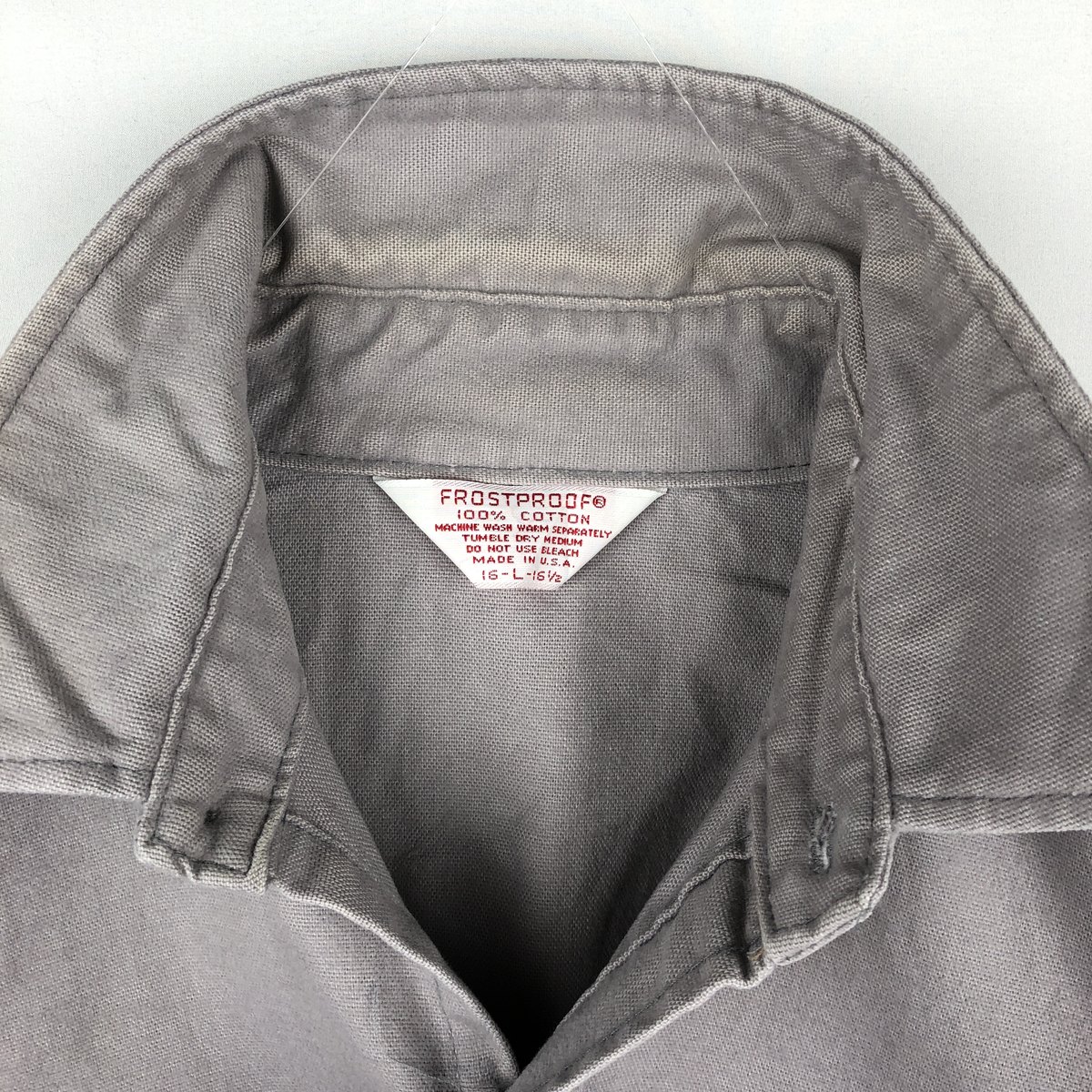 古着 80年代 FROSTPROOF 長袖 フランネルチェックシャツ USA製 メンズL相当 ヴィンテージ /eaa677083 【中古】 【261014】