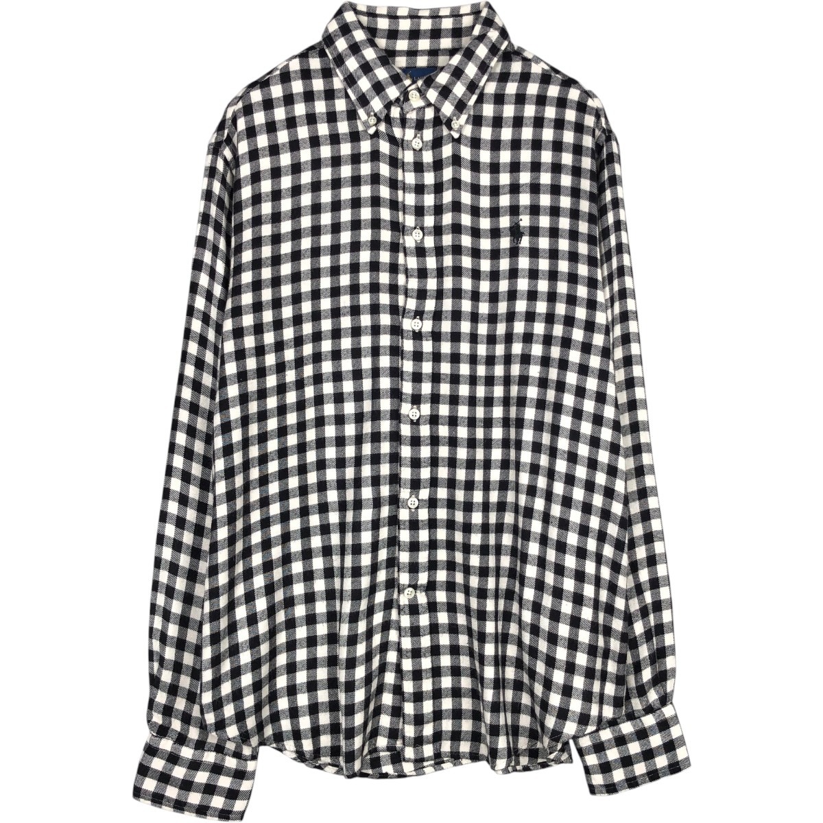Ralph Lauren/ラルフローレン 長袖 ボタンダウン ライトネルチェックシャツ