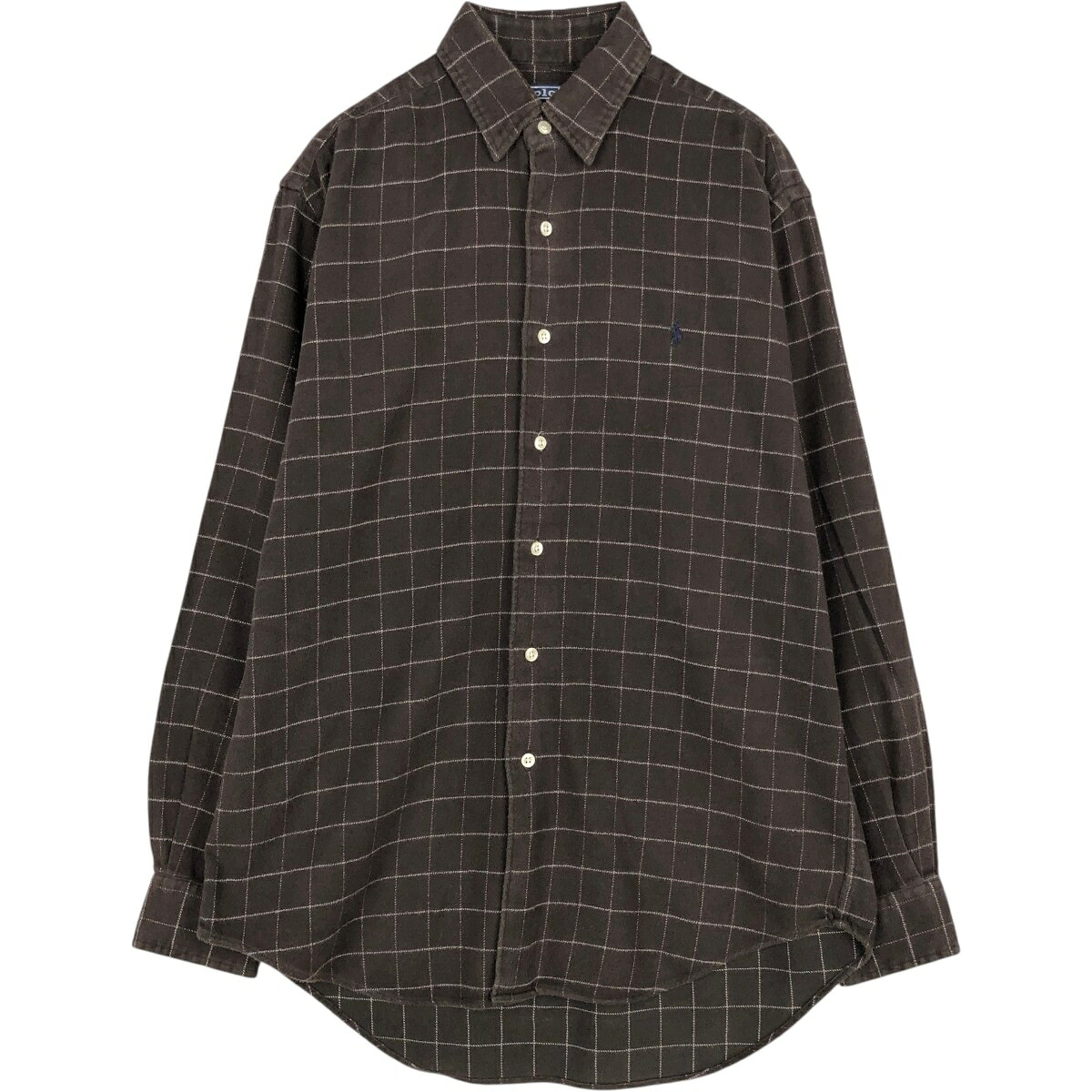 Ralph Lauren/ラルフローレン POLO by Ralph Lauren MARLOWE 長袖 ライトネルチェックシャツ