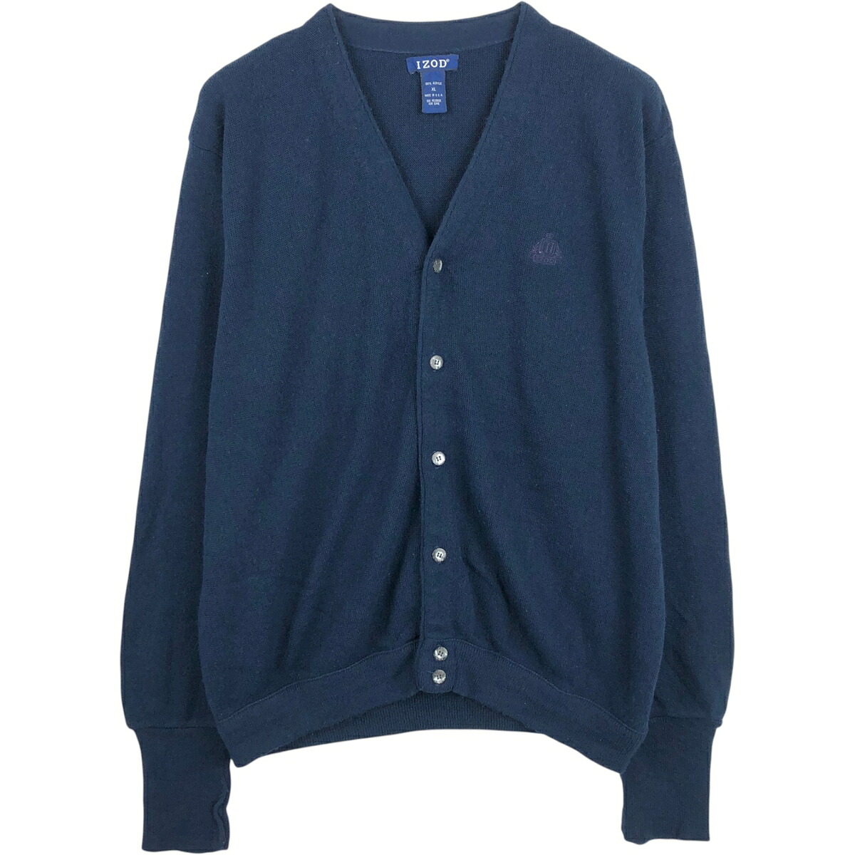 IZOD アクリルニットカーディガン