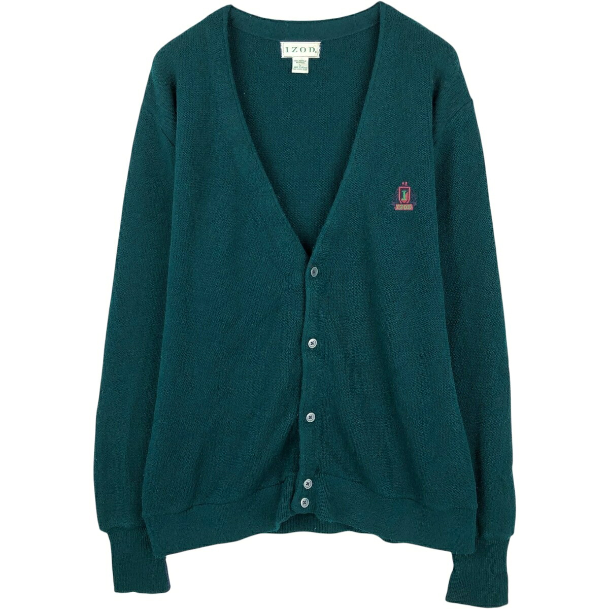 IZOD アクリルニットカーディガン
