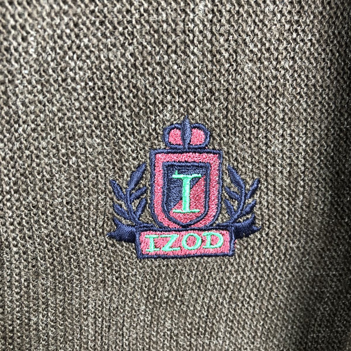 古着 90年代 IZOD アクリルニットカーディガン USA製 メンズXL相当 ヴィンテージ /eaa677198 【中古】 【261011】