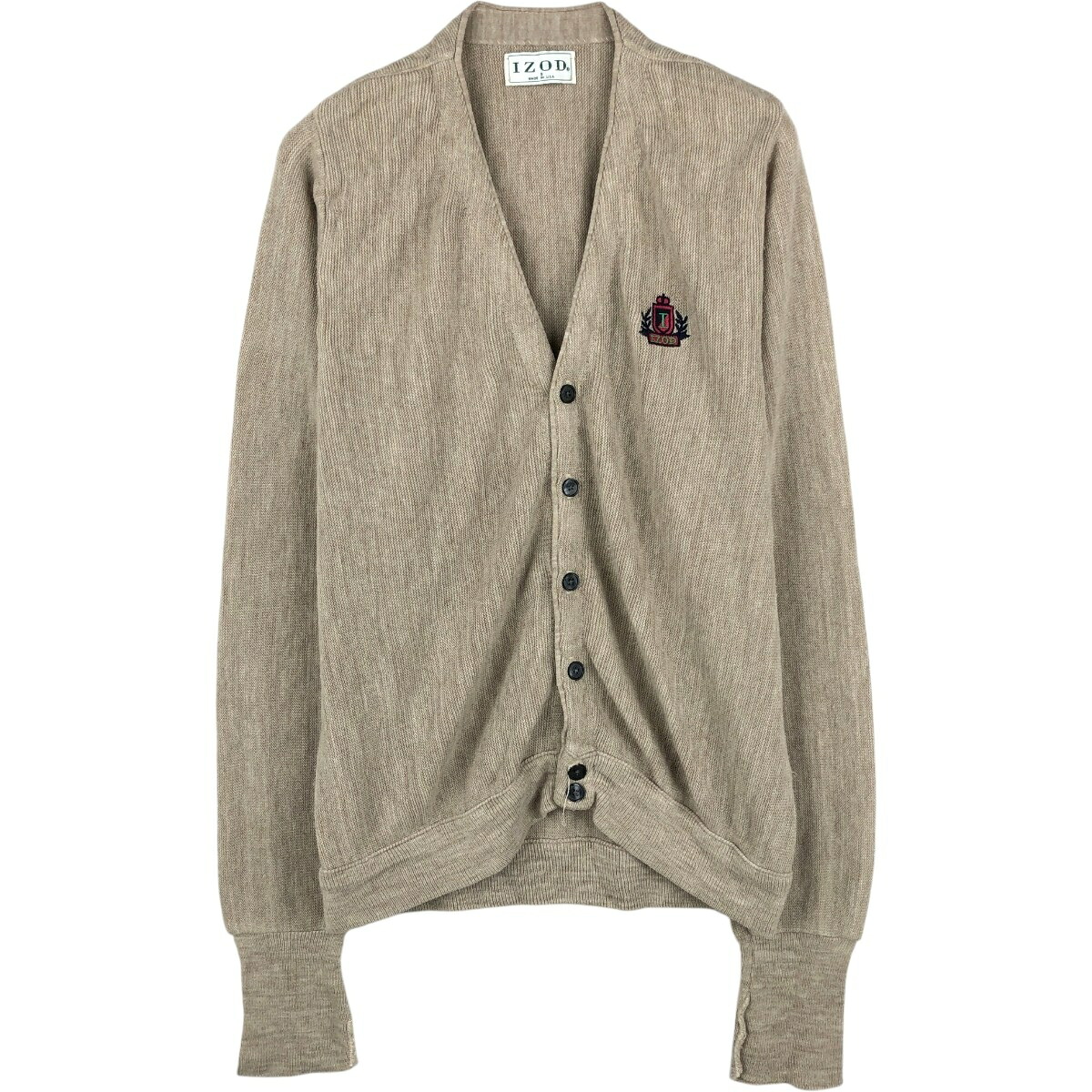 IZOD アクリルニットカーディガン