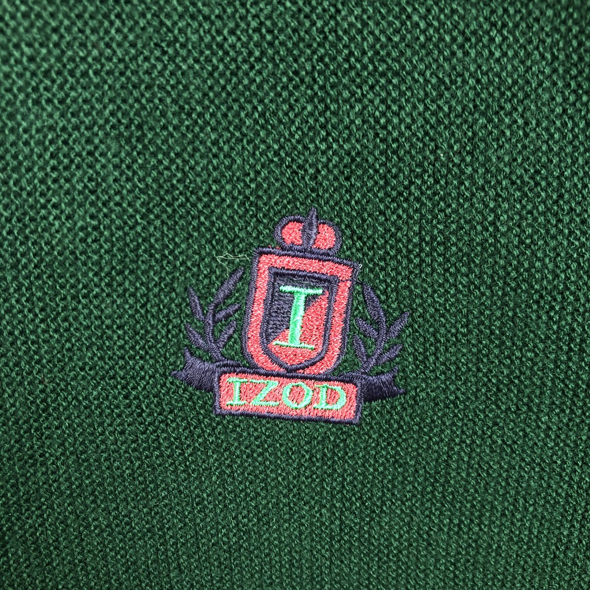 古着 90年代 IZOD アクリルニットカーディガン USA製 メンズM相当 ヴィンテージ /eaa677423 【中古】 【261011】