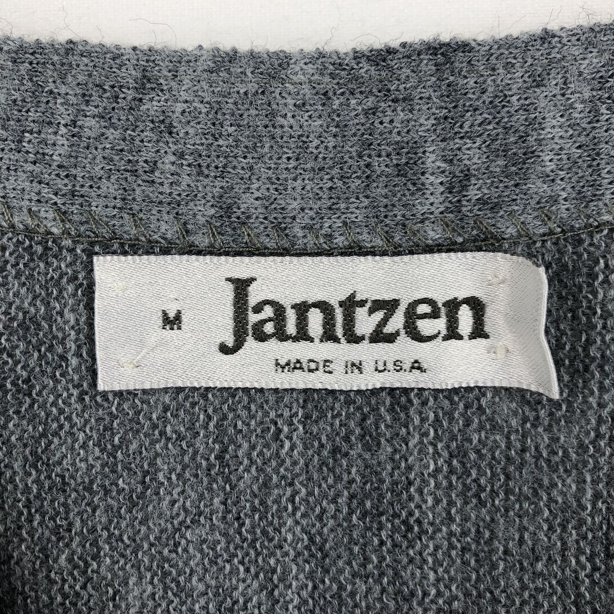 古着 90年代 ジャンセン Jantzen アクリルニットカーディガン USA製 メンズM相当 ヴィンテージ /eaa677425 【中古】 【261011】