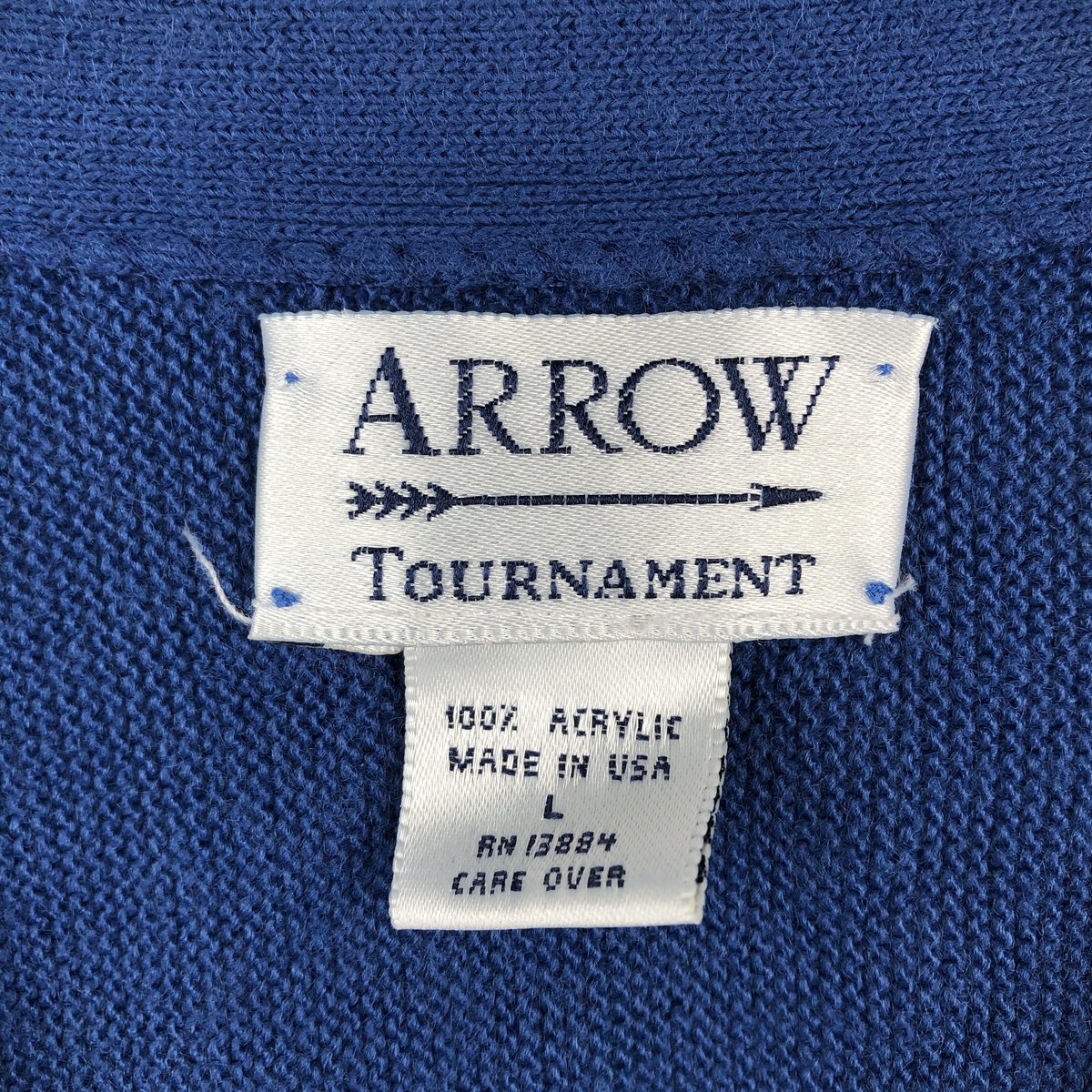 Arrow/アロー TOURNAMENT アクリルニットカーディガン