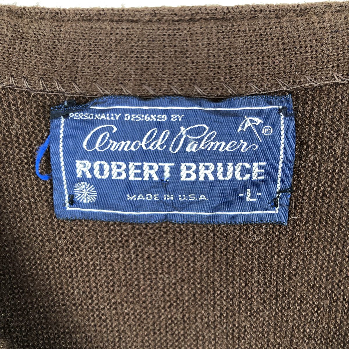 ROBERT BRUCE アクリルニットカーディガン