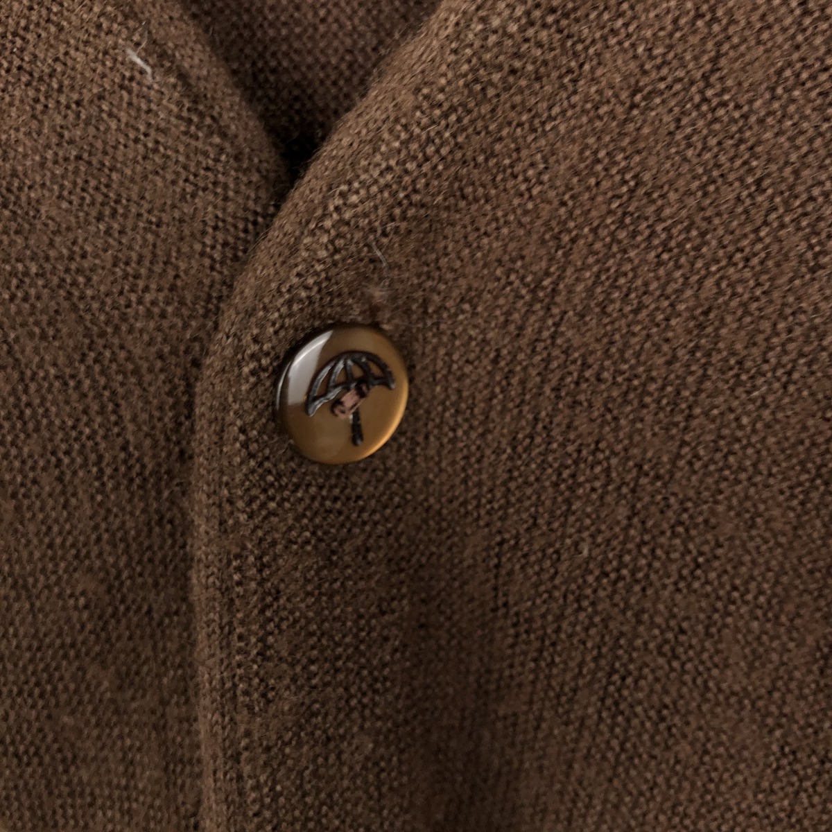 ROBERT BRUCE アクリルニットカーディガン
