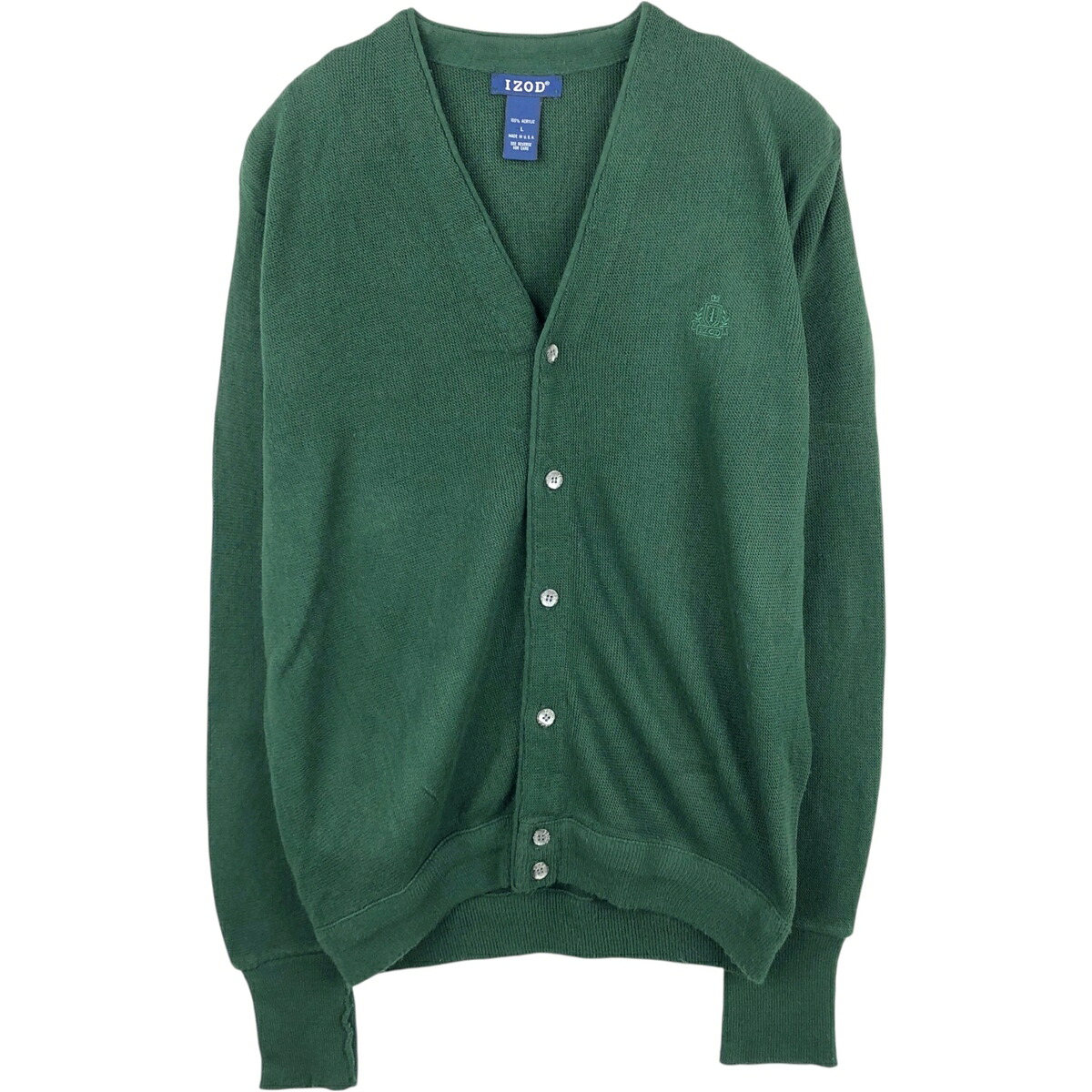 IZOD アクリルニットカーディガン