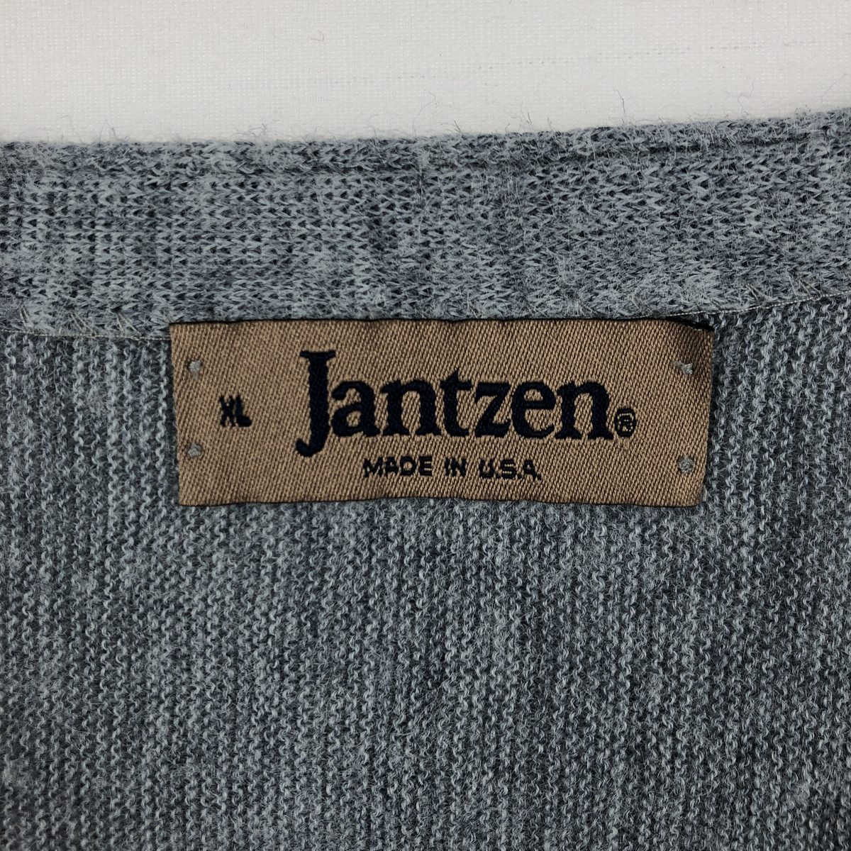 古着 90年代 ジャンセン Jantzen アクリルニットカーディガン USA製 メンズXL相当 ヴィンテージ /eaa677465 【中古】 【261011】