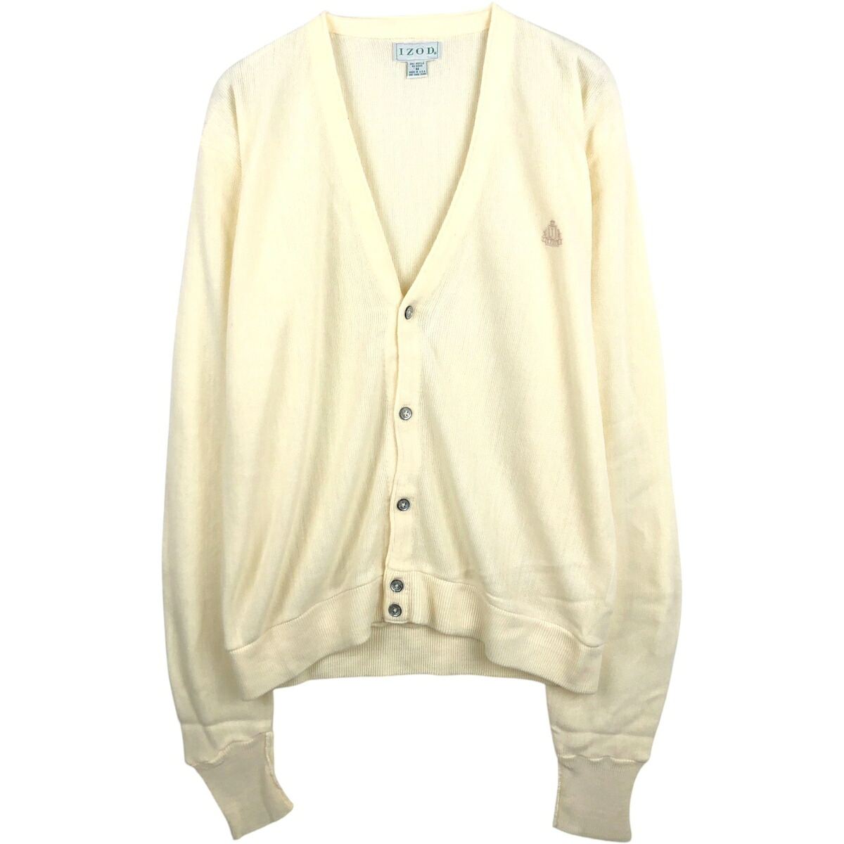 IZOD アクリルニットカーディガン