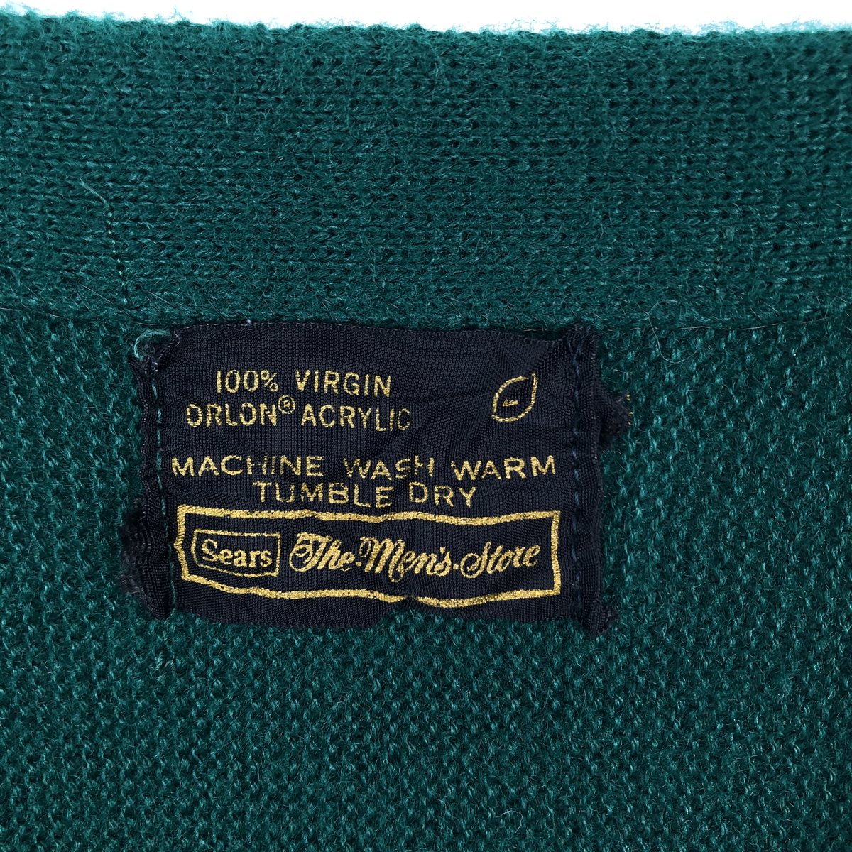 Sears/シアーズ The Men's Store アクリルニットカーディガン