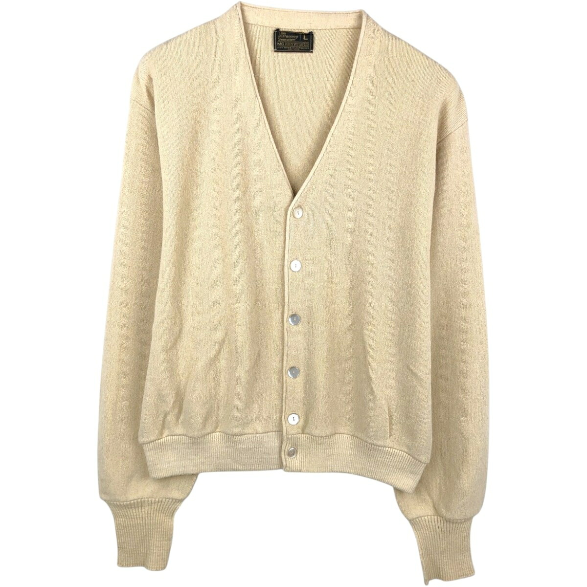 JCPenney アクリルニットカーディガン