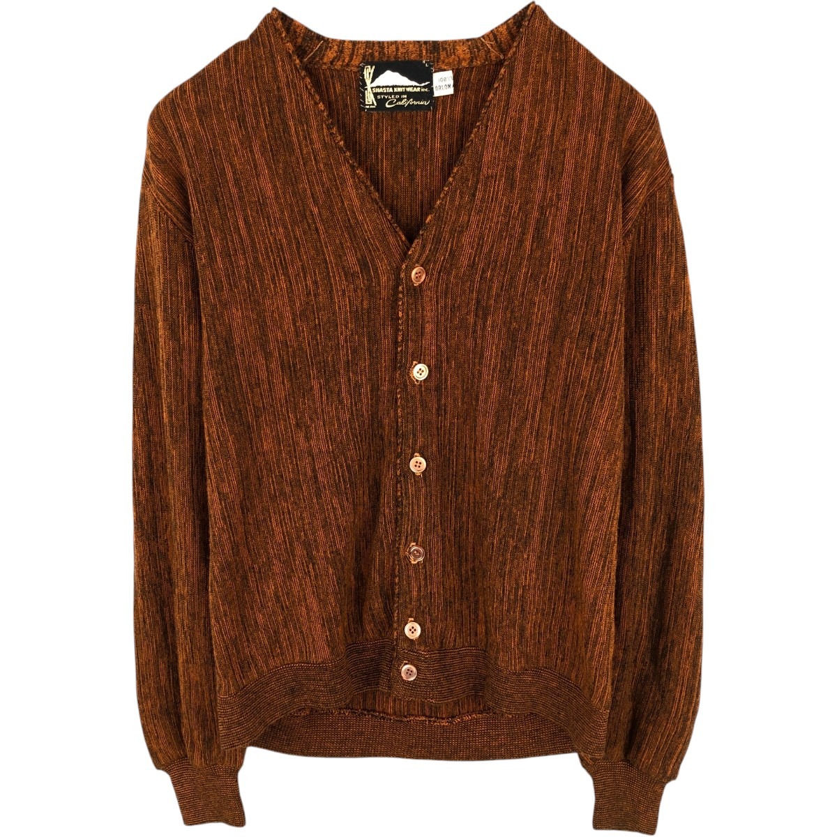 Shasta Knitwear Inc. アクリルニットカーディガン