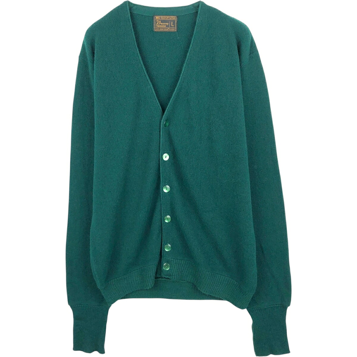 The JCPenney Sweater アクリルニットカーディガン