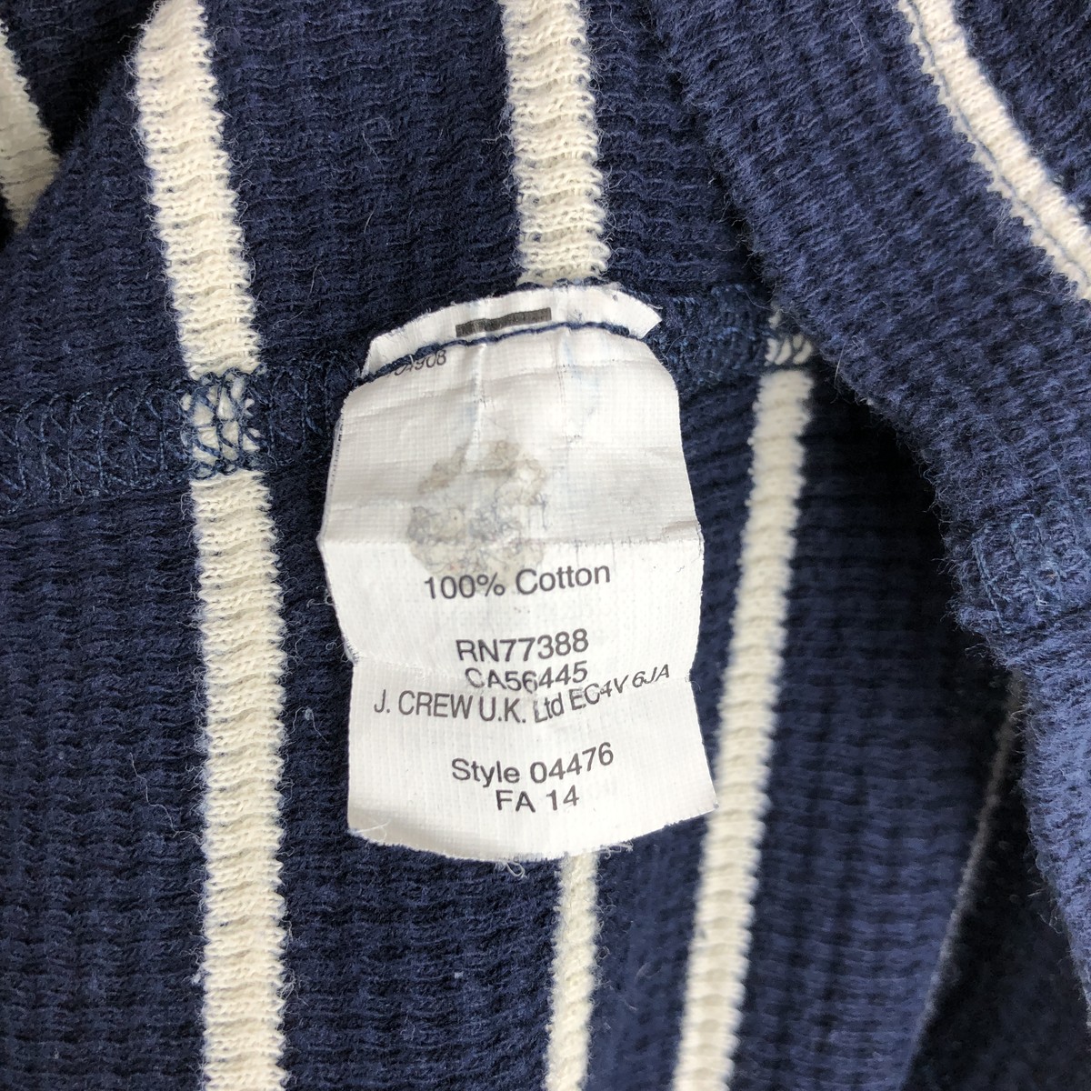 J.Crew/ジェイクルー サーマルロンT ワッフル