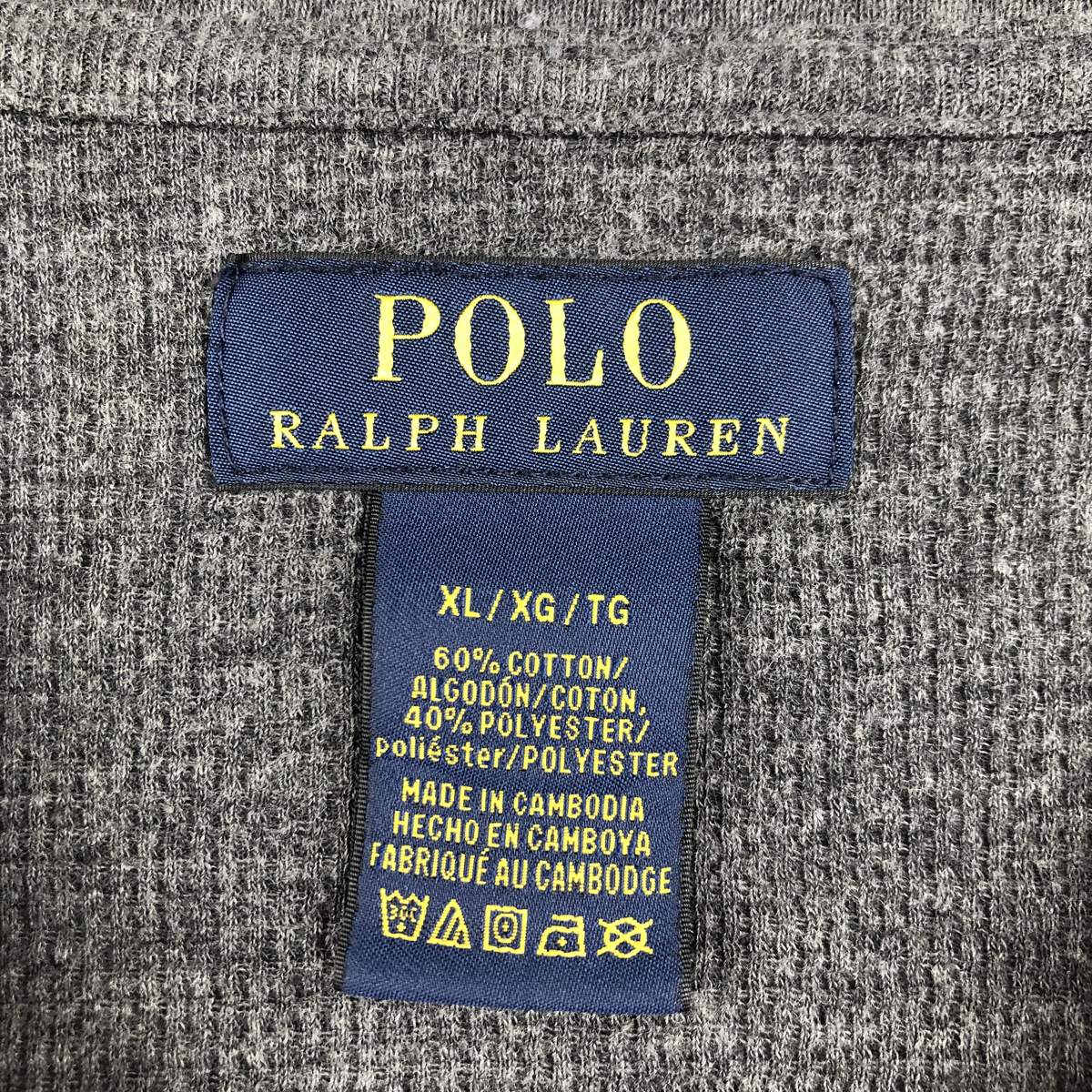 Ralph Lauren/ラルフローレン POLO RALPH LAUREN  サーマルロンT ワッフル