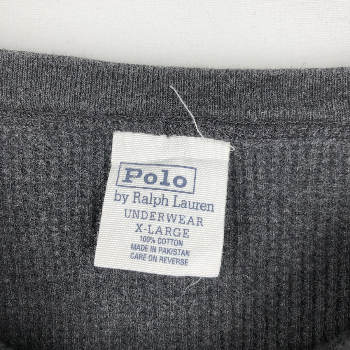 Ralph Lauren/ラルフローレン POLO RALPH LAUREN UNDER WEAR サーマルロンT ワッフル