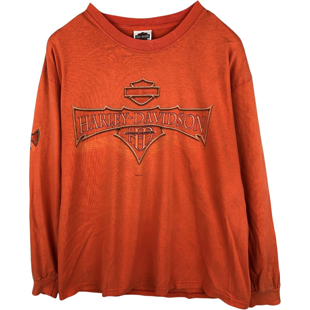 Hanes/ヘインズ Harley-Davidson ハーレーダビッドソン ロングTシャツ ロンT