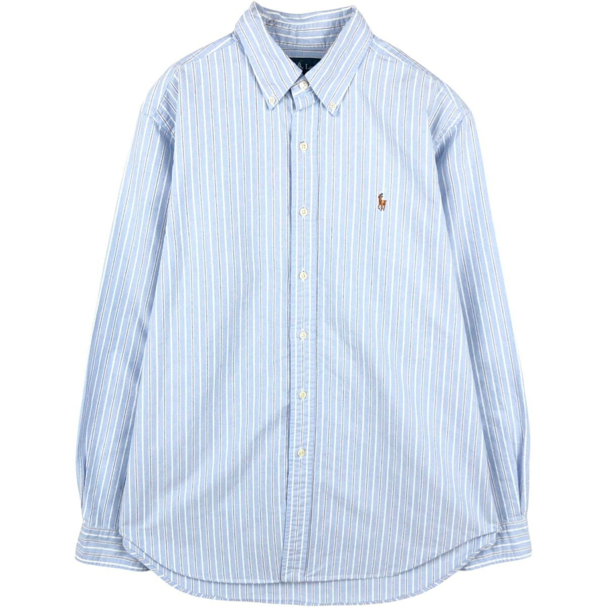 Ralph Lauren/ラルフローレン CLASSIC FIT クラシックフィット 長袖 ボタンダウンストライプシャツ