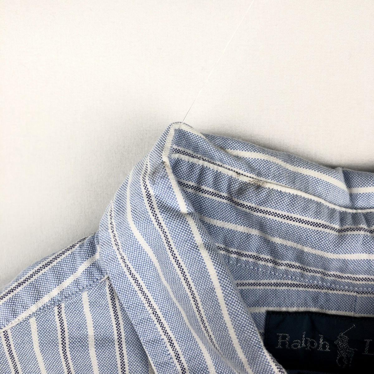 古着 ラルフローレン Ralph Lauren CLASSIC FIT クラシックフィット 長袖 ボタンダウンストライプシャツ メンズL相当 /eaa677956 【中古】 【261010】