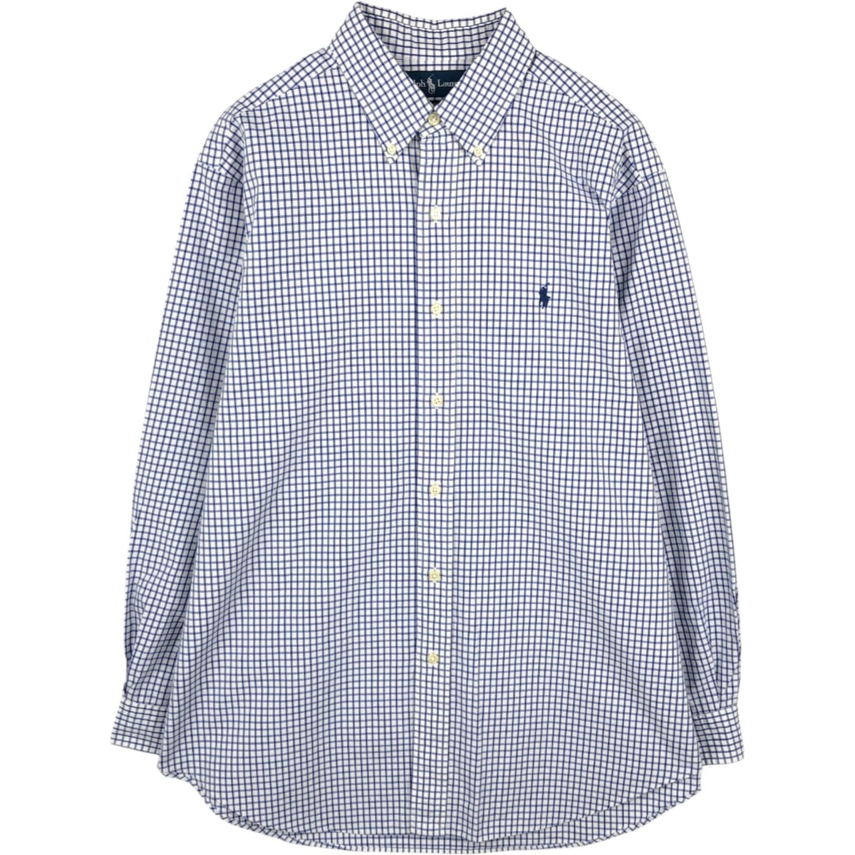 Ralph Lauren/ラルフローレン CLASSIC FIT 長袖 ボタンダウンチェックシャツ