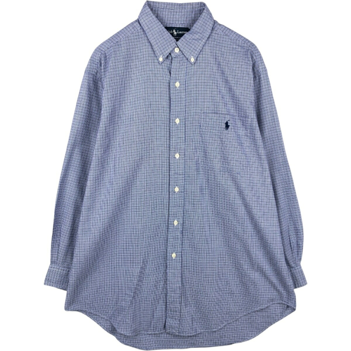 Ralph Lauren/ラルフローレン YARMOUTH 長袖 ボタンダウンチェックシャツ