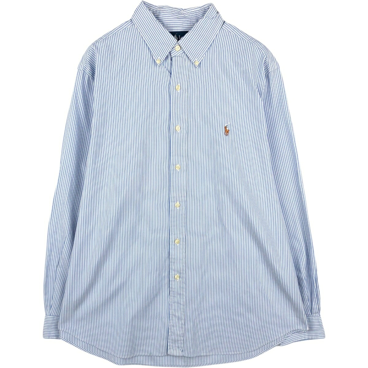 Ralph Lauren/ラルフローレン CLASSIC FIT クラシックフィット 長袖 ボタンダウンストライプシャツ