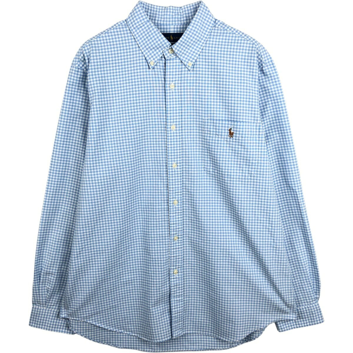 Ralph Lauren/ラルフローレン CLASSIC FIT 長袖 ボタンダウンチェックシャツ