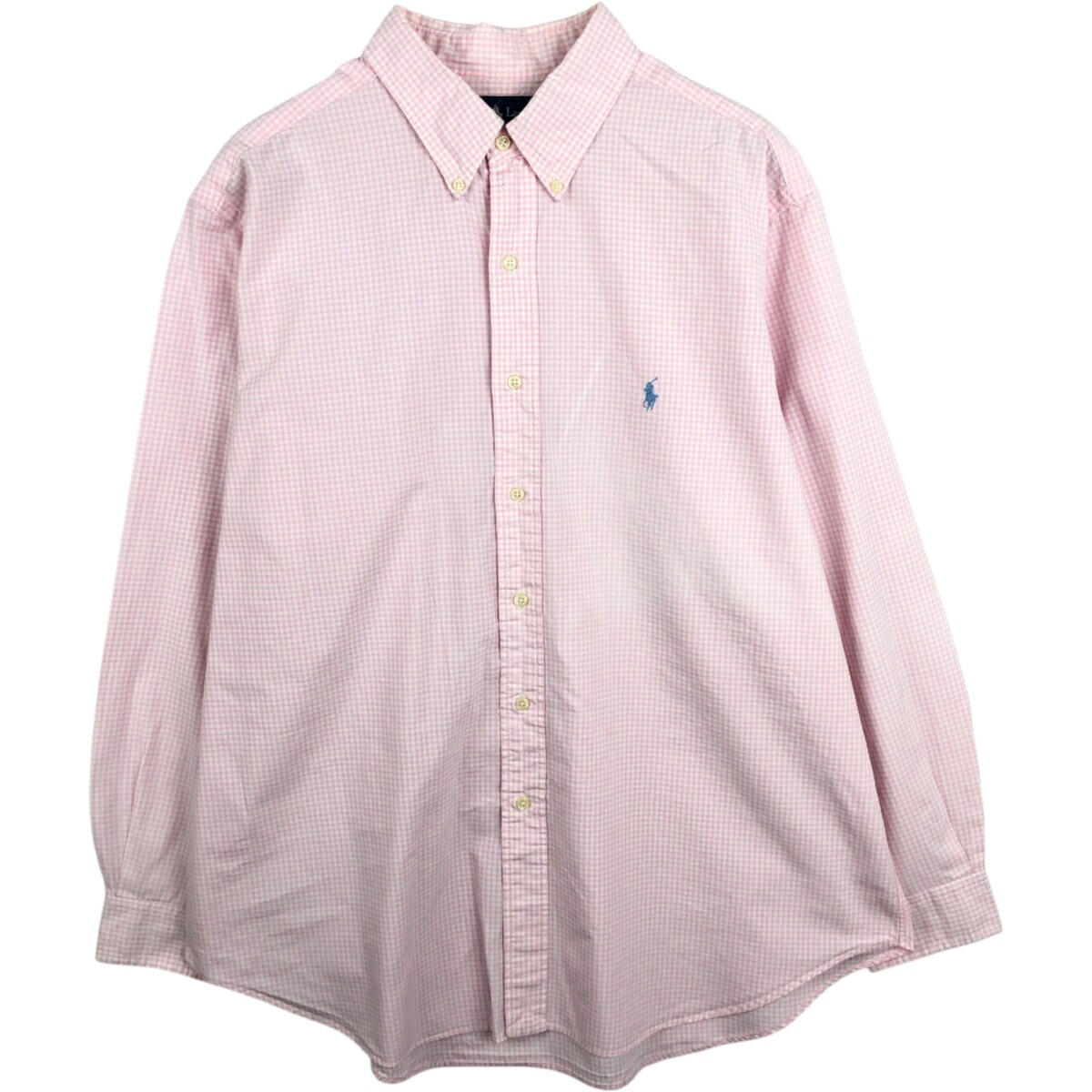 Ralph Lauren/ラルフローレン CLASSIC FIT 長袖 ボタンダウンチェックシャツ