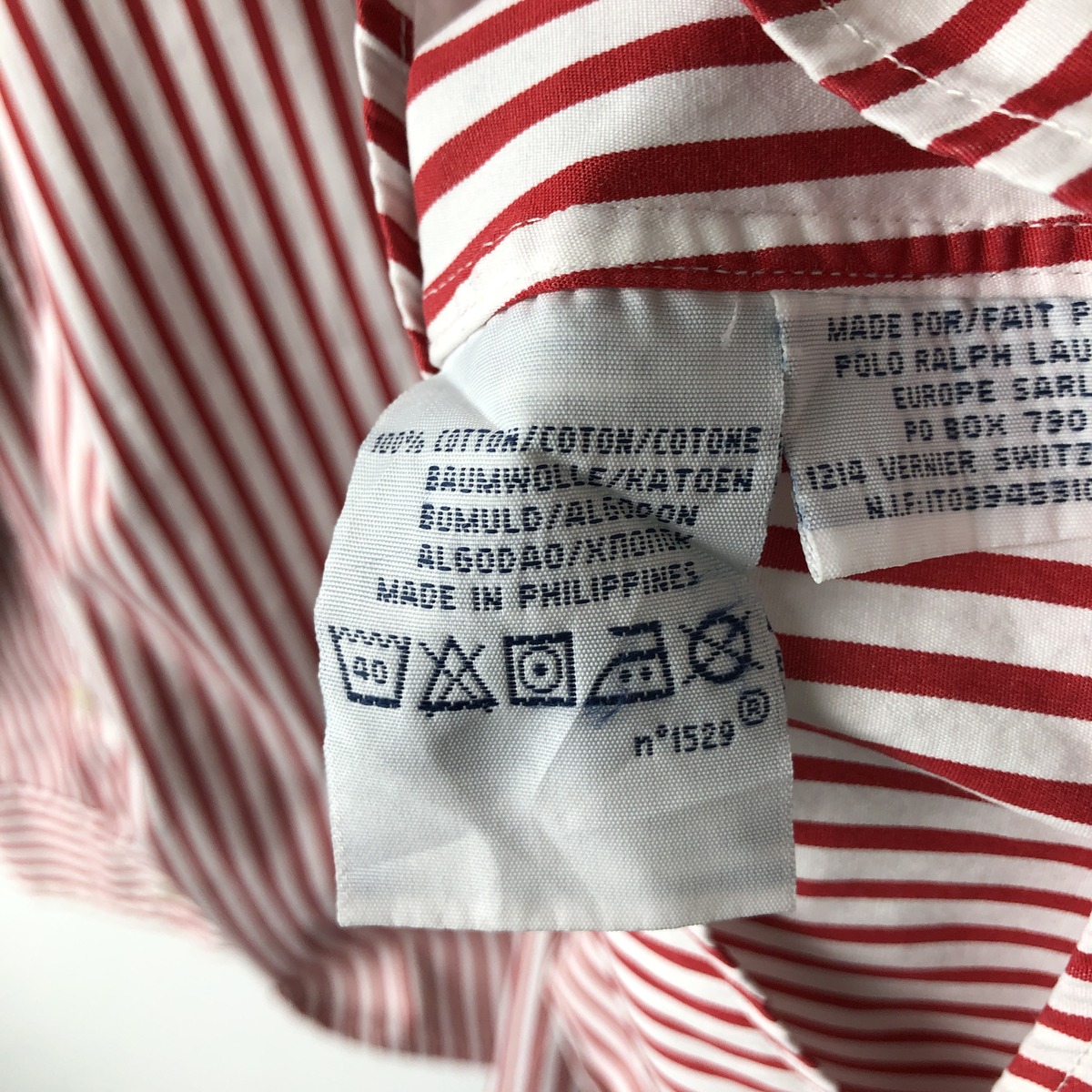 Ralph Lauren/ラルフローレン POLO by Ralph Lauren CUSTOM FIT 長袖 ボタンダウンストライプシャツ