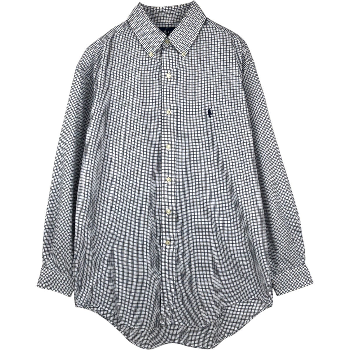 Ralph Lauren/ラルフローレン YARMOUTH 長袖 ボタンダウンチェックシャツ