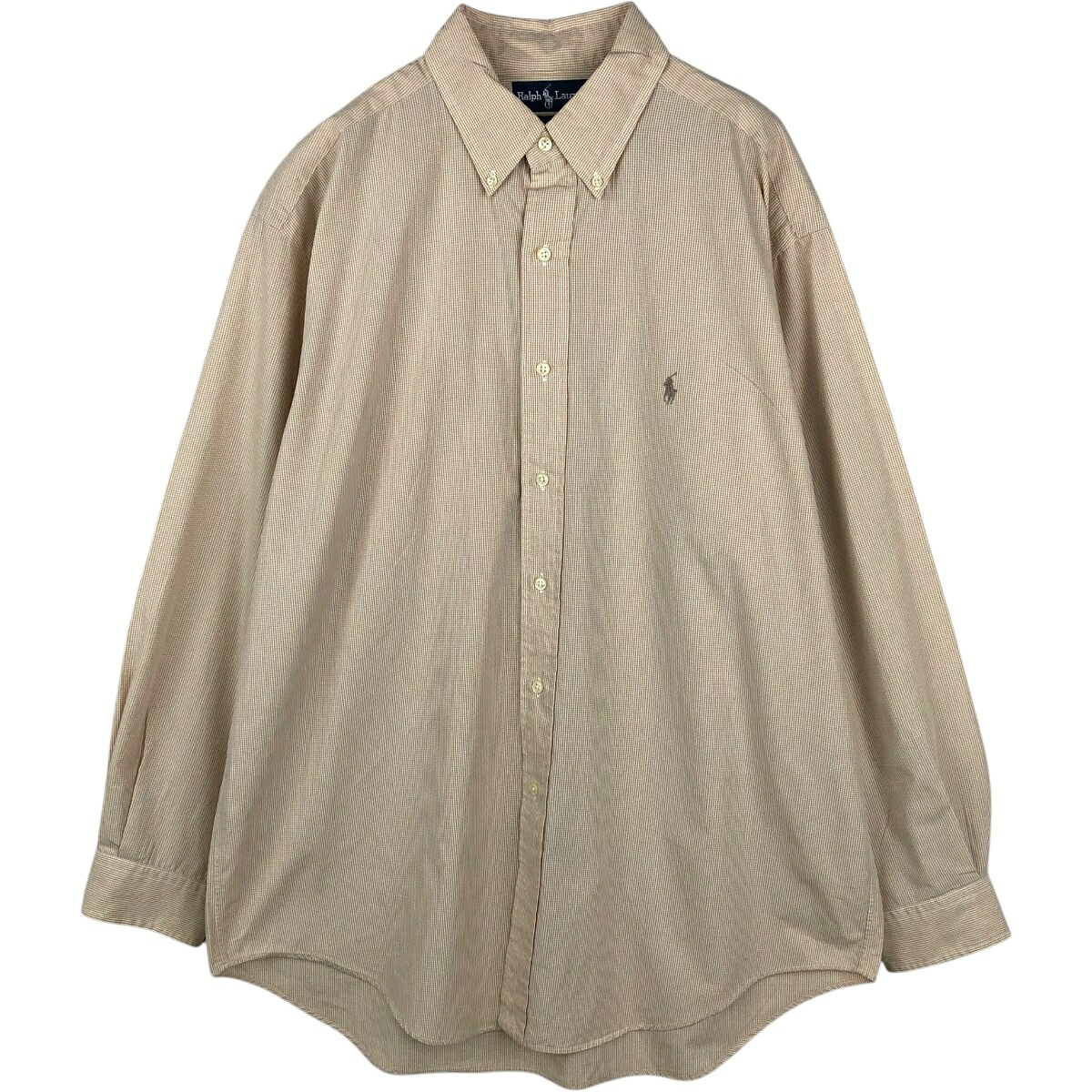 Ralph Lauren/ラルフローレン YARMOUTH 長袖 ボタンダウンチェックシャツ