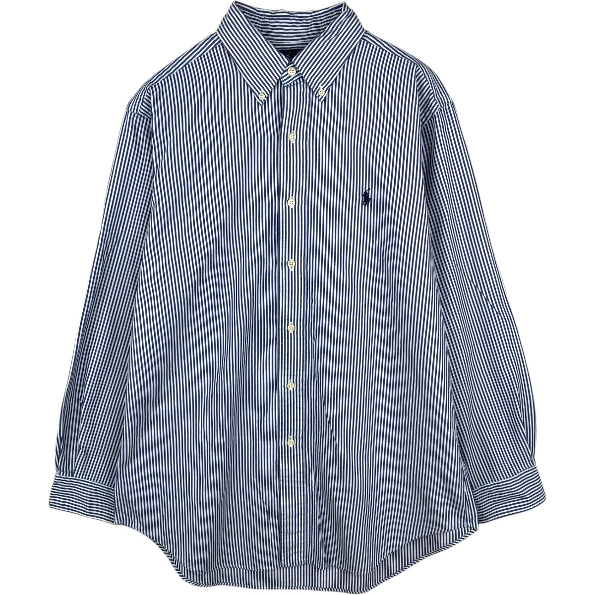 Ralph Lauren/ラルフローレン CLASSIC FIT 長袖 ボタンダウンストライプシャツ