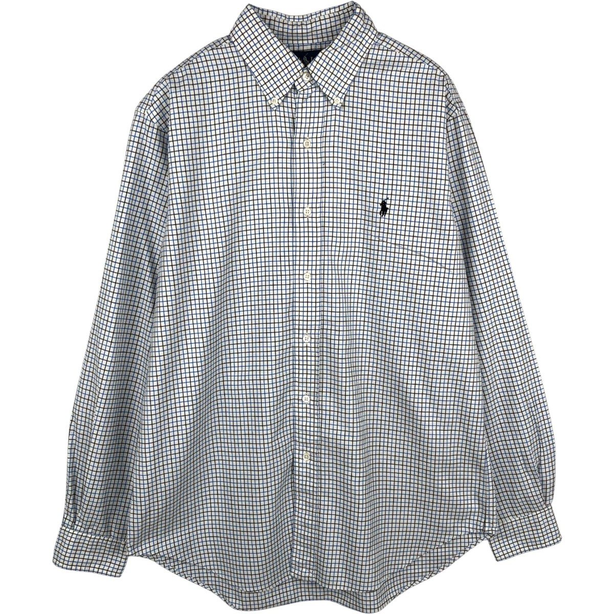 Ralph Lauren/ラルフローレン CLASSIC FIT 長袖 ボタンダウンチェックシャツ