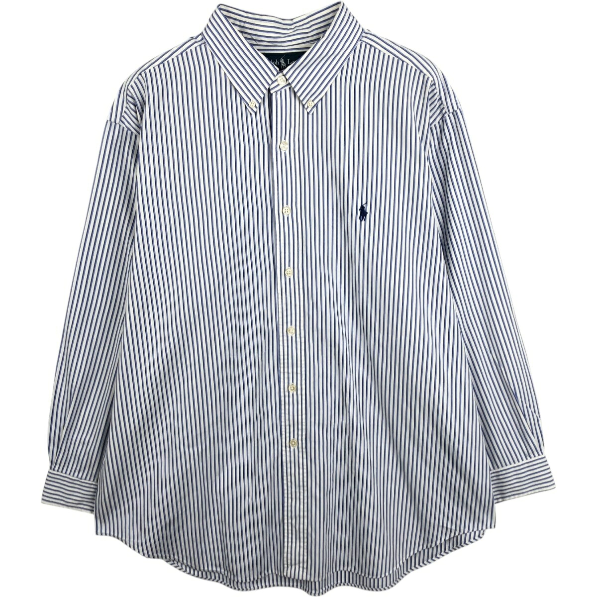 Ralph Lauren/ラルフローレン CLASSIC FIT 長袖 ボタンダウンストライプシャツ