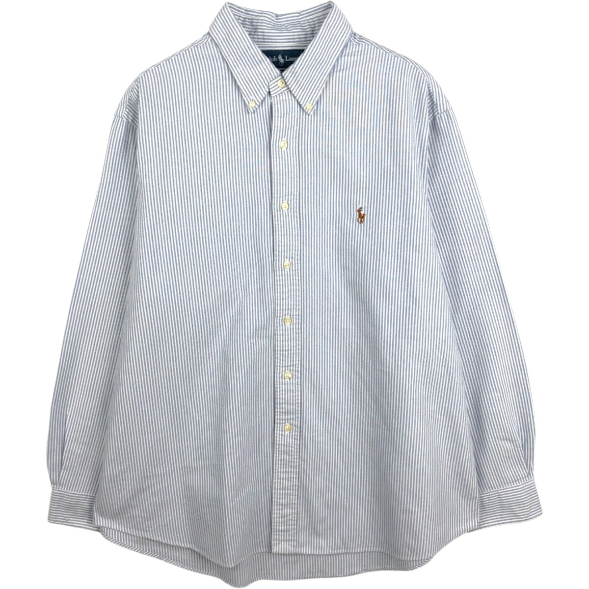 Ralph Lauren/ラルフローレン CUSTOM FIT 長袖 ボタンダウンストライプシャツ