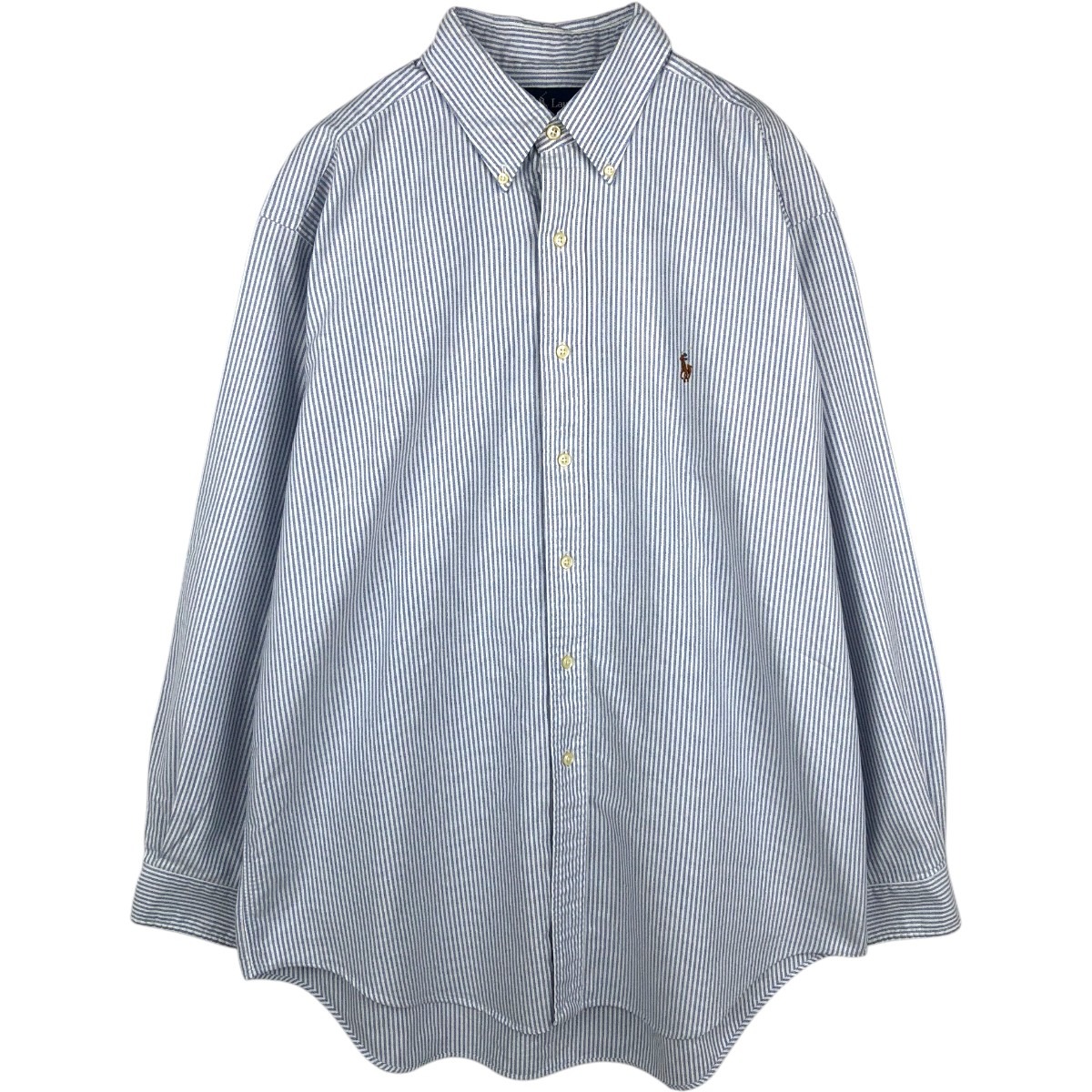 Ralph Lauren/ラルフローレン CLASSIC FIT クラシックフィット 長袖 ボタンダウンストライプシャツ