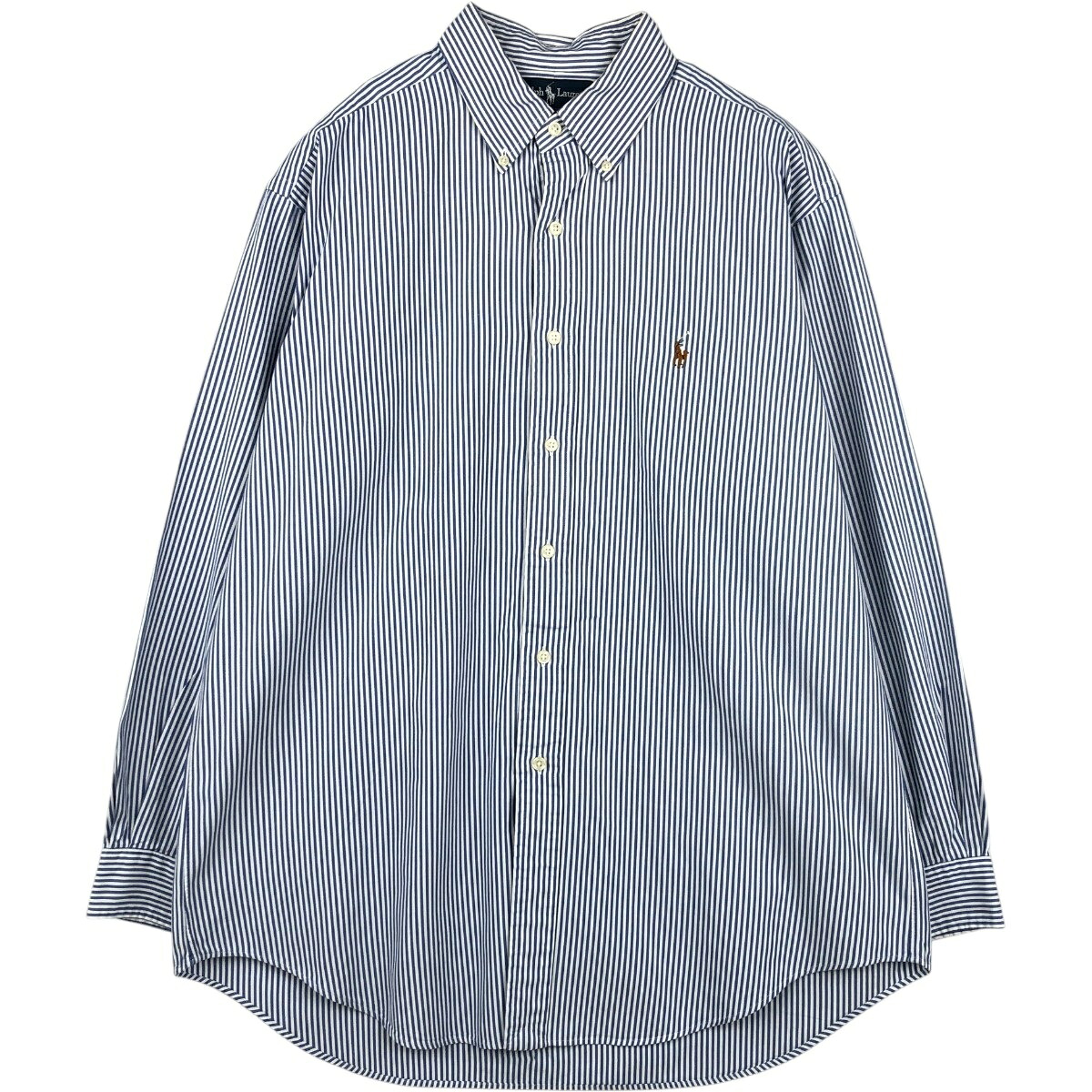 Ralph Lauren/ラルフローレン YARMOUTH 長袖 ボタンダウンストライプシャツ