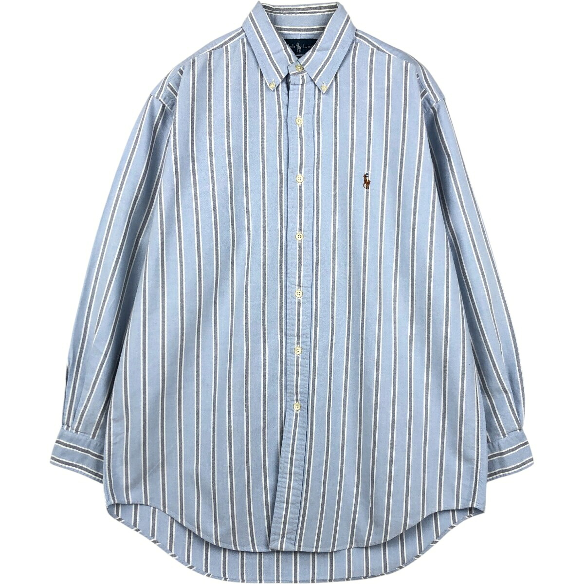 Ralph Lauren/ラルフローレン YARMOUTH 長袖 ボタンダウンストライプシャツ