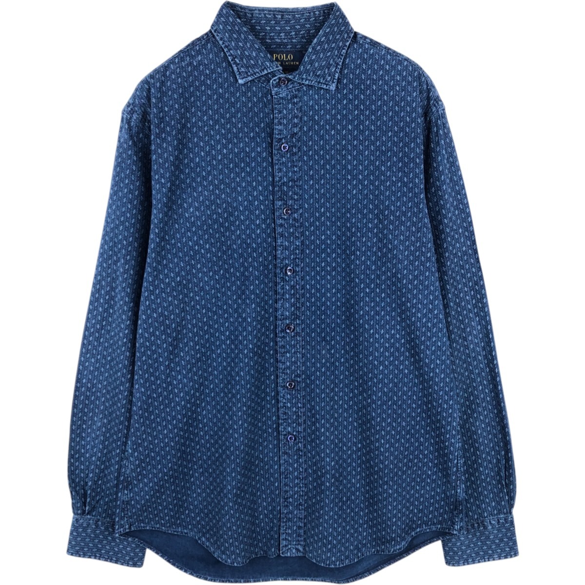 Ralph Lauren/ラルフローレン SLIM FIT スリムフィット 長袖 コットンシャツ
