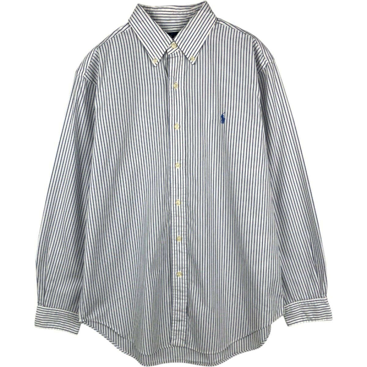 Ralph Lauren/ラルフローレン CLASSIC FIT 長袖 ボタンダウンストライプシャツ