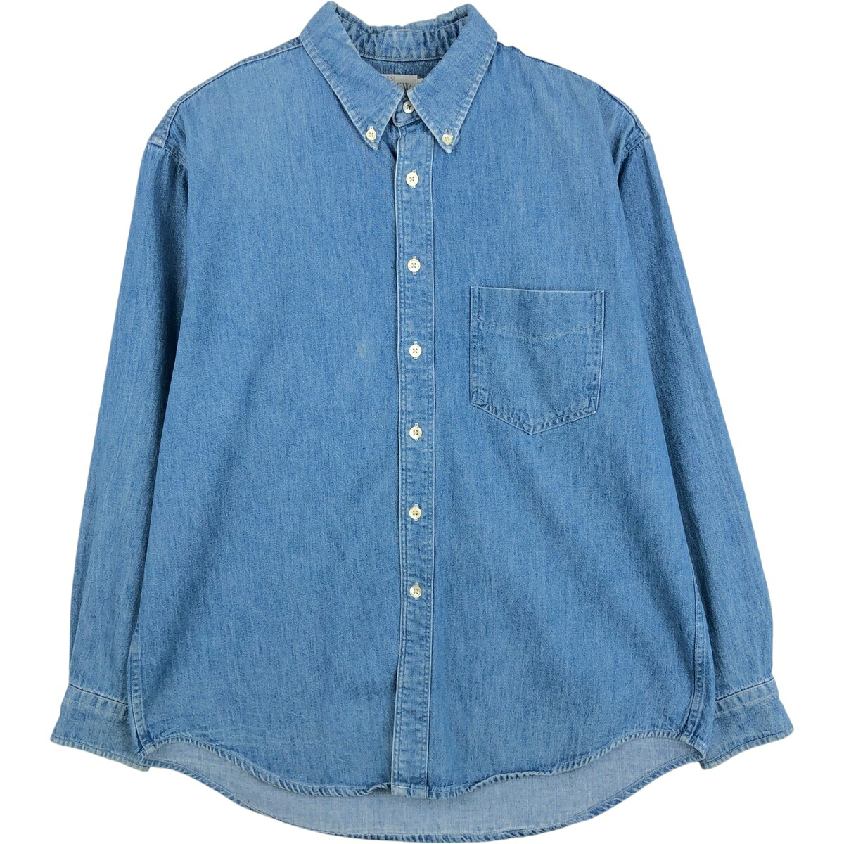 J.Crew/ジェイクルー 長袖 ボタンダウンデニムシャツ