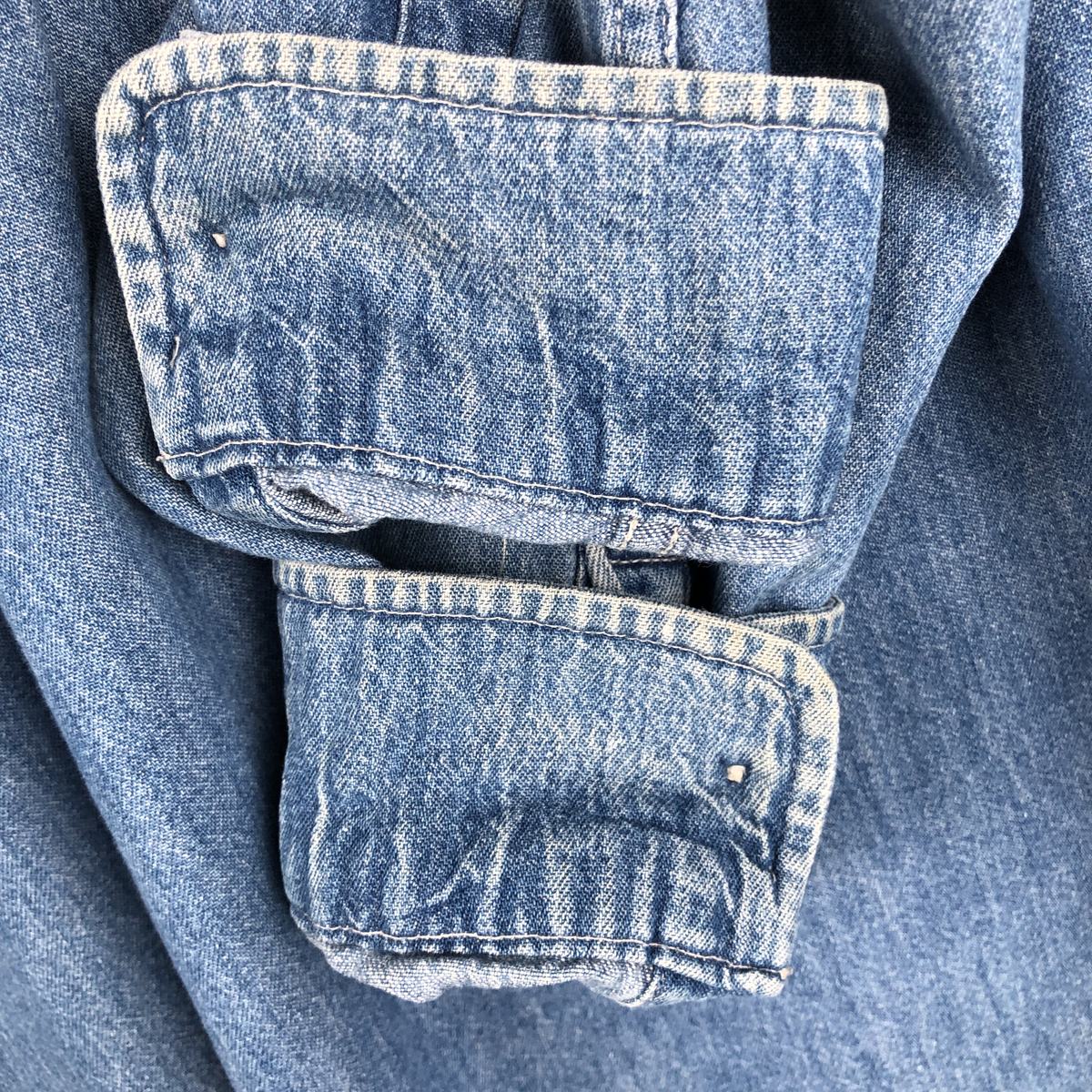 J.Crew/ジェイクルー 長袖 ボタンダウンデニムシャツ